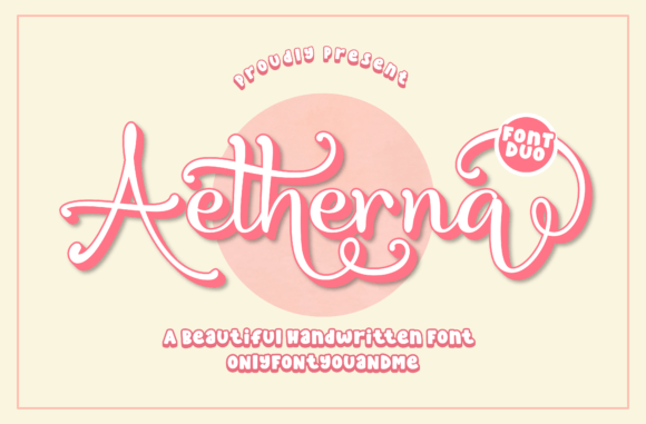 Aetherna: Where Handwritten Beauty Meets Professional Polish