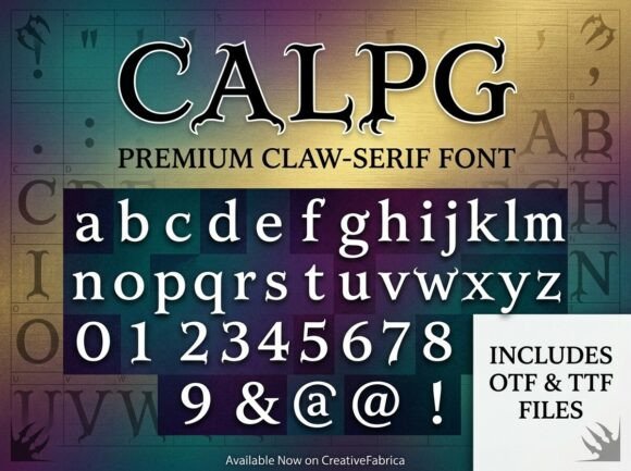 Calpg: A Premium Font for Unforgettable Visual Impact