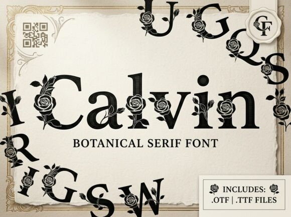 Calvin: The Botanical Serif for Heritage Branding