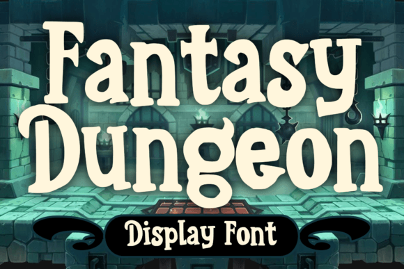 Fantasy Dungeon: The Antique Medieval Font for Modern Creators