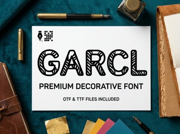 Garcl: A Bold Typeface for Unforgettable Branding
