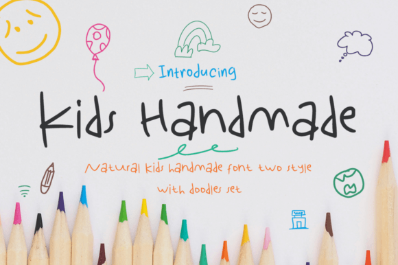 Kids Handmade Font: Capturing Authentic Childhood Charm