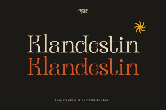 Klandestin: A Modern Serif for Distinct Branding