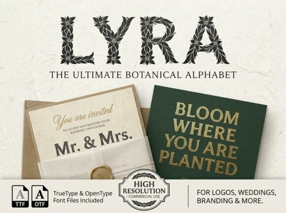 Lyra: Weaving Floral Motifs into Your Brand Identity