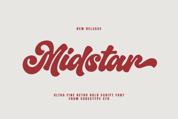 Midstar: Capturing Groovy Nostalgia in Modern Design