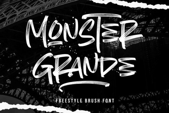 Monster Grande: A Typeface with Street-Level Energy