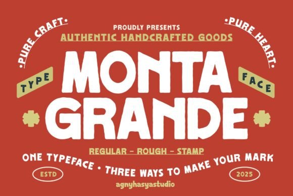 Monta Grande: The Sans-Serif with Handcrafted Soul