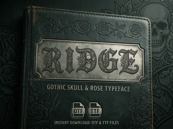 Ridge: A Bold Display Typeface for High-Impact Design