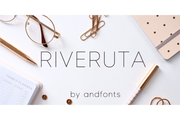 Riveruta: A Typeface for Modern Minimalist Design