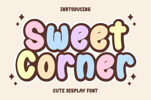 Sweet Corner: The Adorable Font for Fun, Friendly Designs