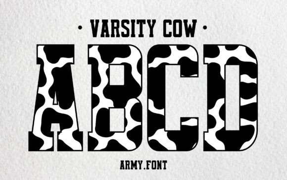 Varsity Cow: Unleash Whimsical Charm in Your Designs